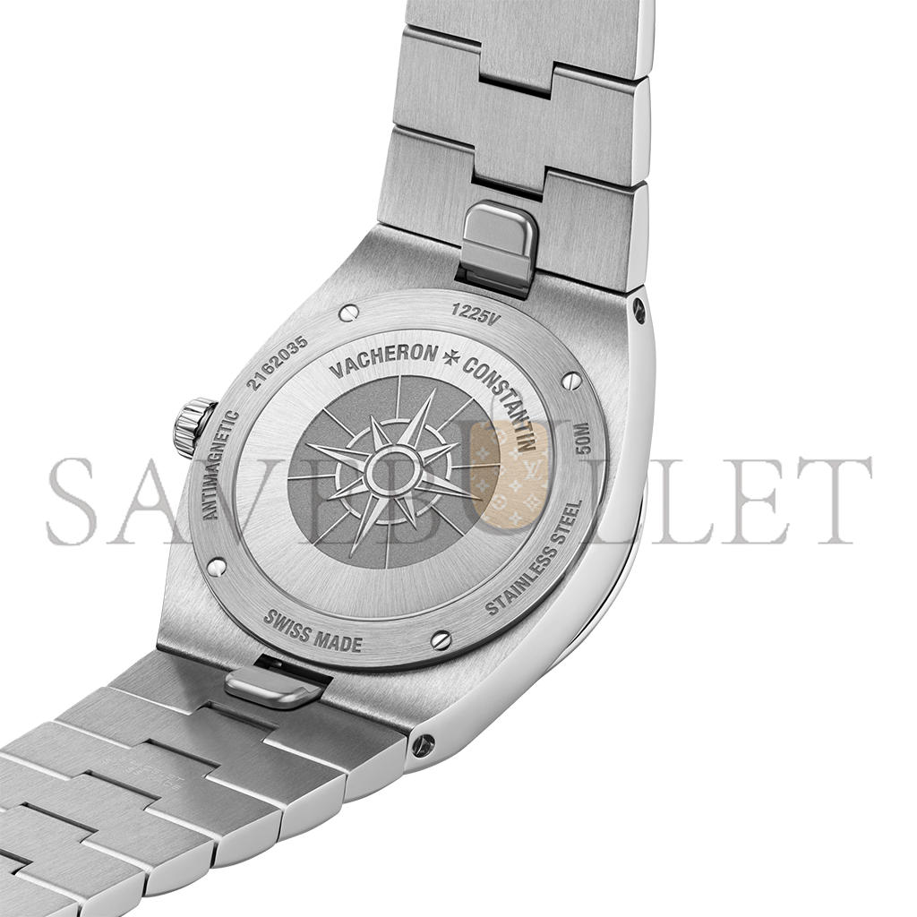 VACHERON CONSTANTIN OVERSEAS QUARTZ 33 MM STEEL WATCH 1225V/200A-B590 VACHERON CONSTANTIN OVERSEAS QUARTZ 33 MM STEEL WATCH 1225V/200A-B590